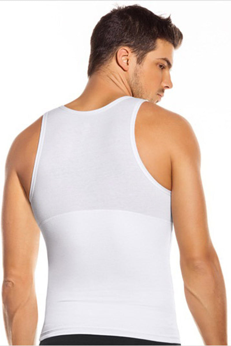 Insta Slim Black Muscle Tank Men's Firming Compression Under Shirt