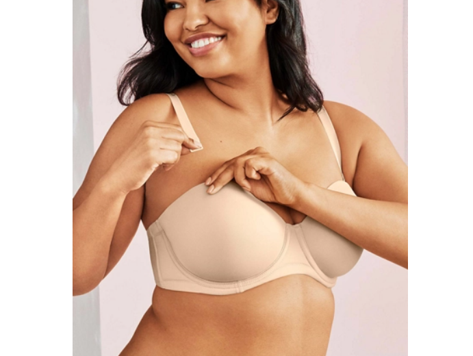Wacoal Women's Red Carpet Strapless Bra, Natural Nude, 34DD - Import It All