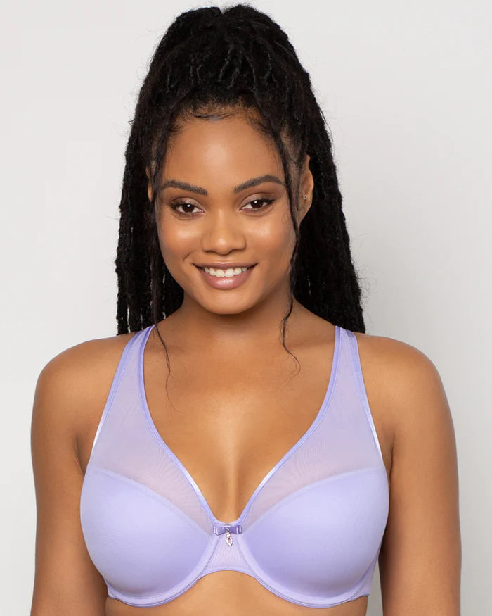 Nude T-shirt multiway bra with Chantilly lace