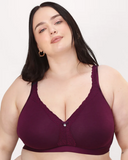 CURVY COUTURE 1010 COTTON LUXE UNLINED WIRE FREE BRALETTE - Bra Tenders NYC