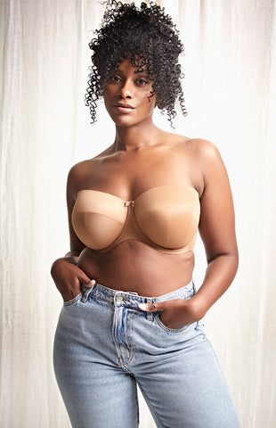 SCULPTRESSE DANA FULL BUSTED STRAPLESS BRA to H cup