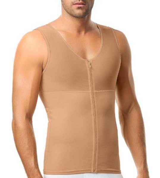 Odeerbi Summer Cropped Vest for Men Corset Tank Tops Bandage Tight Body  Shaper Underwear Black 
