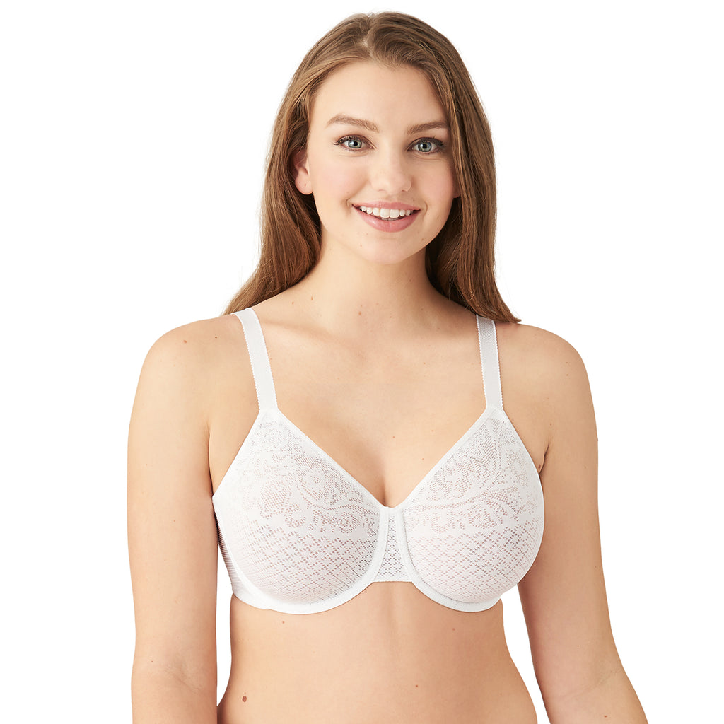 Wacoal Minimiser Bra Visual Effects Size 40C Beige Underwired Full Cup  857210
