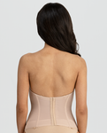 Low back strapless bridal bustier/bra