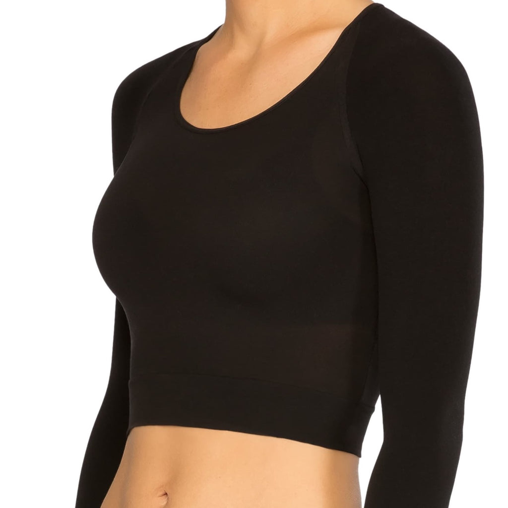 SPANX Arm Tights Shimmer Layering Top, Size X-Small/Small Metallic