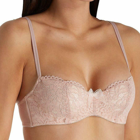 B.tempt'd 953144 Ciao Bella Balconette Bra Bridal White 32C Size undefined  - $41 New With Tags - From G