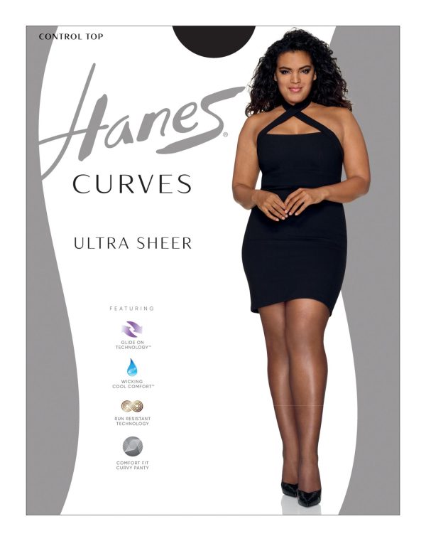 Hanes® Silk Reflections High-Waist Control-Top Sheer Pantyhose 0B184