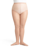 CAPEZIO 1862 HOLD & STRETCH PLUS SIZE FOOTED TIGHT