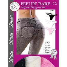 BRAZA DISPOSABLE G-STRING THONG (3-PACK)