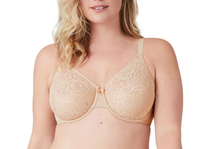 Wacoal® Retro Chic Sheer Lace Underwire Bra (Extended Sizes