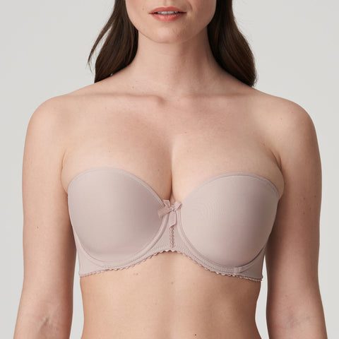 Donna Di Capri Strapless Convertible Padded Bra for Women (34A, Nude) at   Women's Clothing store