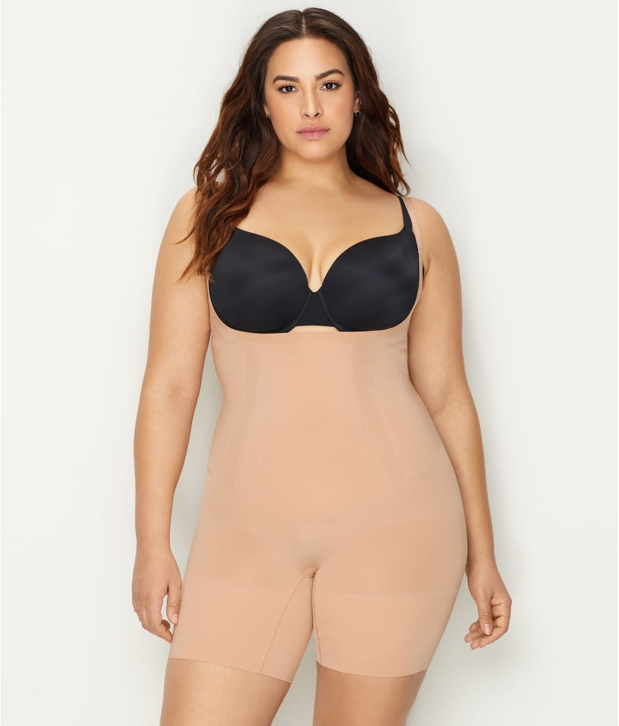 Spanx Oncore Open-busted Mid-Thigh Bodysuit