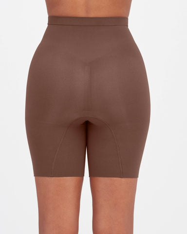 Buy SPANX Women's Higher Power Shorts, Chestnut Brown, Small at