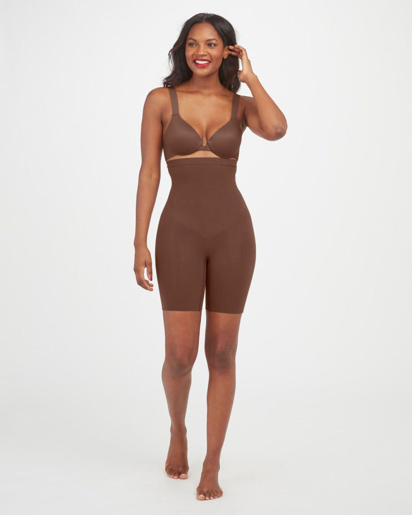 Spanx curve higher power short in chestnut brown - ShopStyle Plus