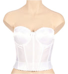 Low back bustier for bridal, formal, special occasion